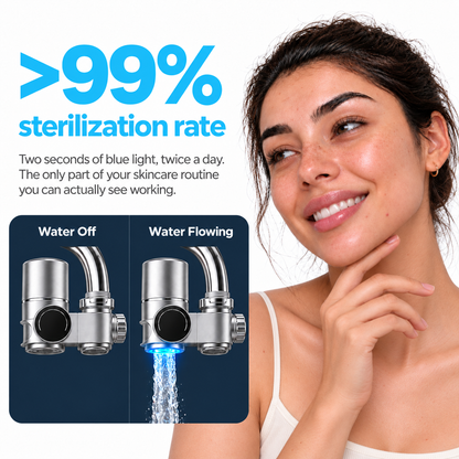 PureGlow — The UV Faucet Filter for Clearer Skin